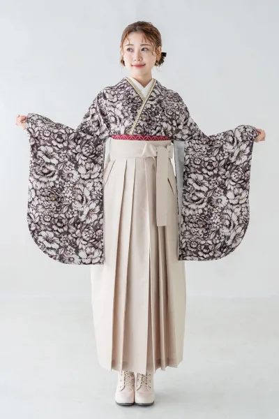 JAPANSTYLE花づくし ブラウン